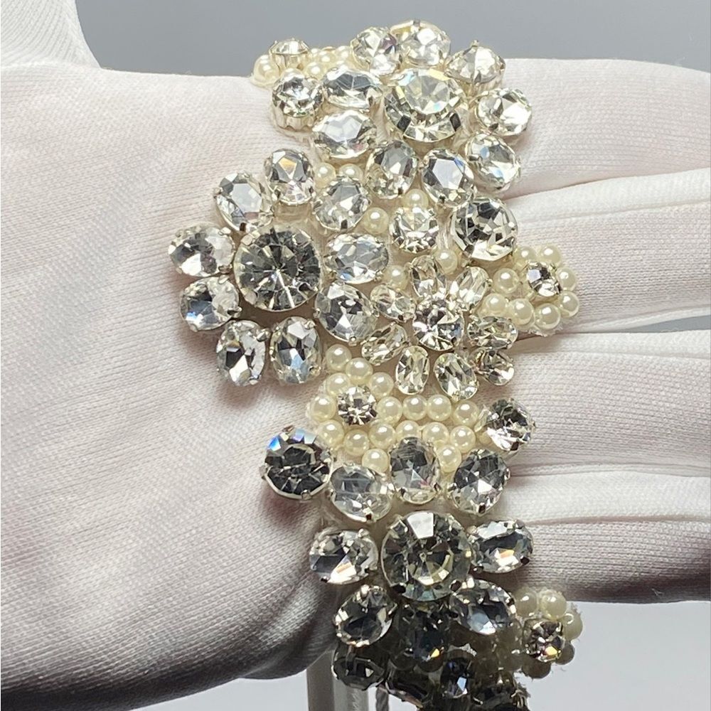 Jenny Packham Fiori Bracelet Crystal/pearl - Picture 7 of 10